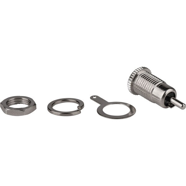 Main product image for 1.3mm x 3.5mm Metal Panel Mount DC Coax Jack 090-5021